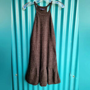 American Eagle outfitters Grey Dress Sleeveless  Layered Skirt Medium